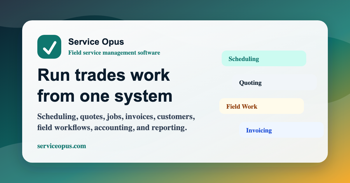 Dashboard Documentation - Service Opus